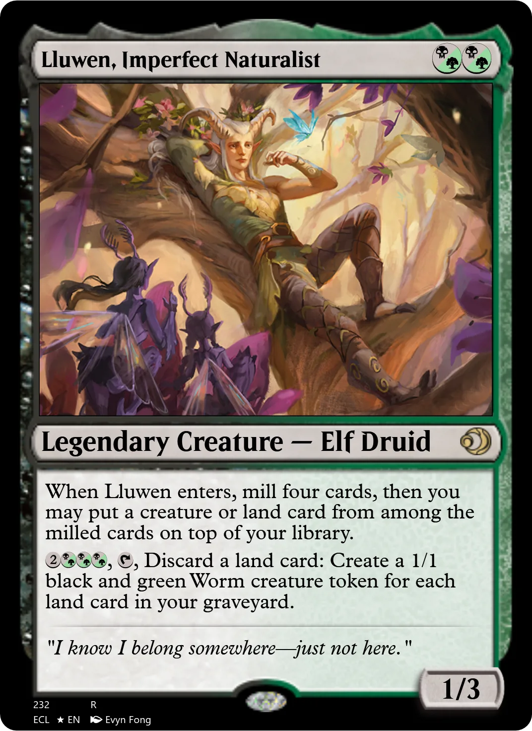 Lluwen, Imperfect Naturalist