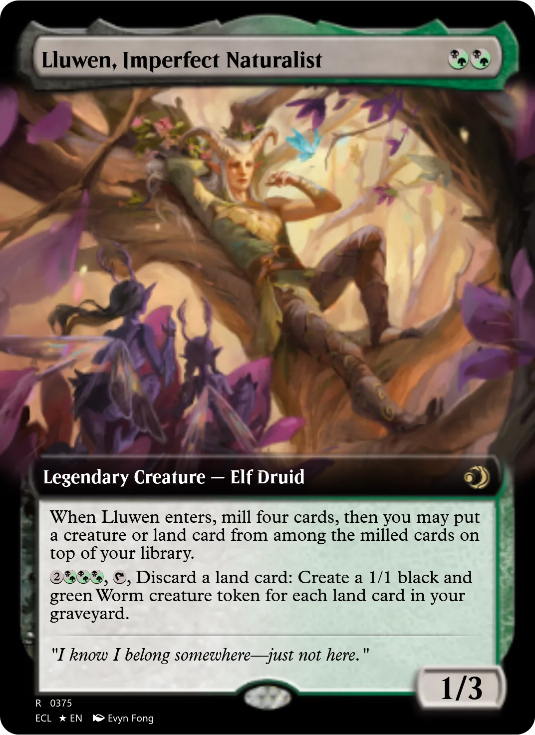 Lluwen, Imperfect Naturalist