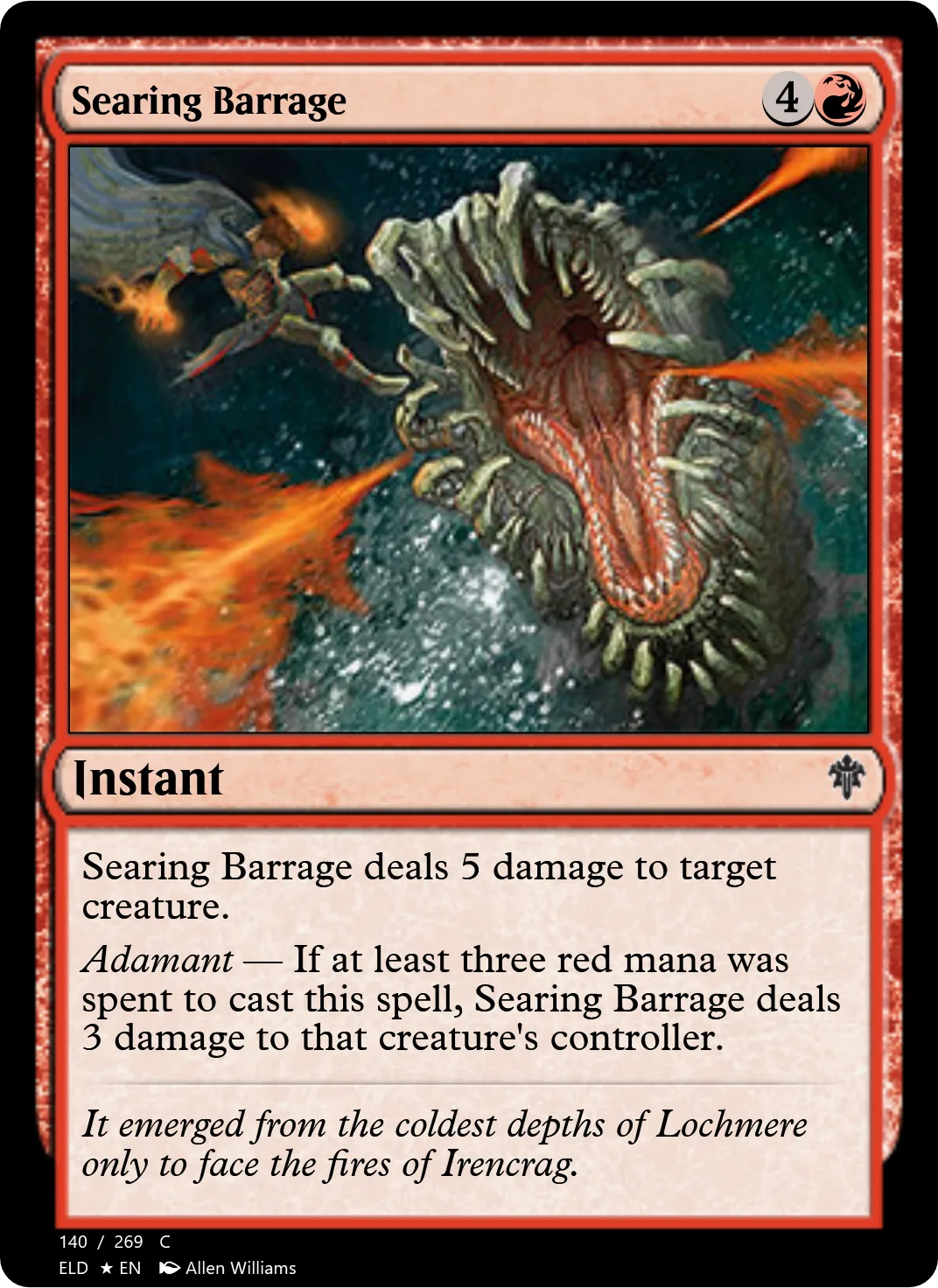 Searing Barrage