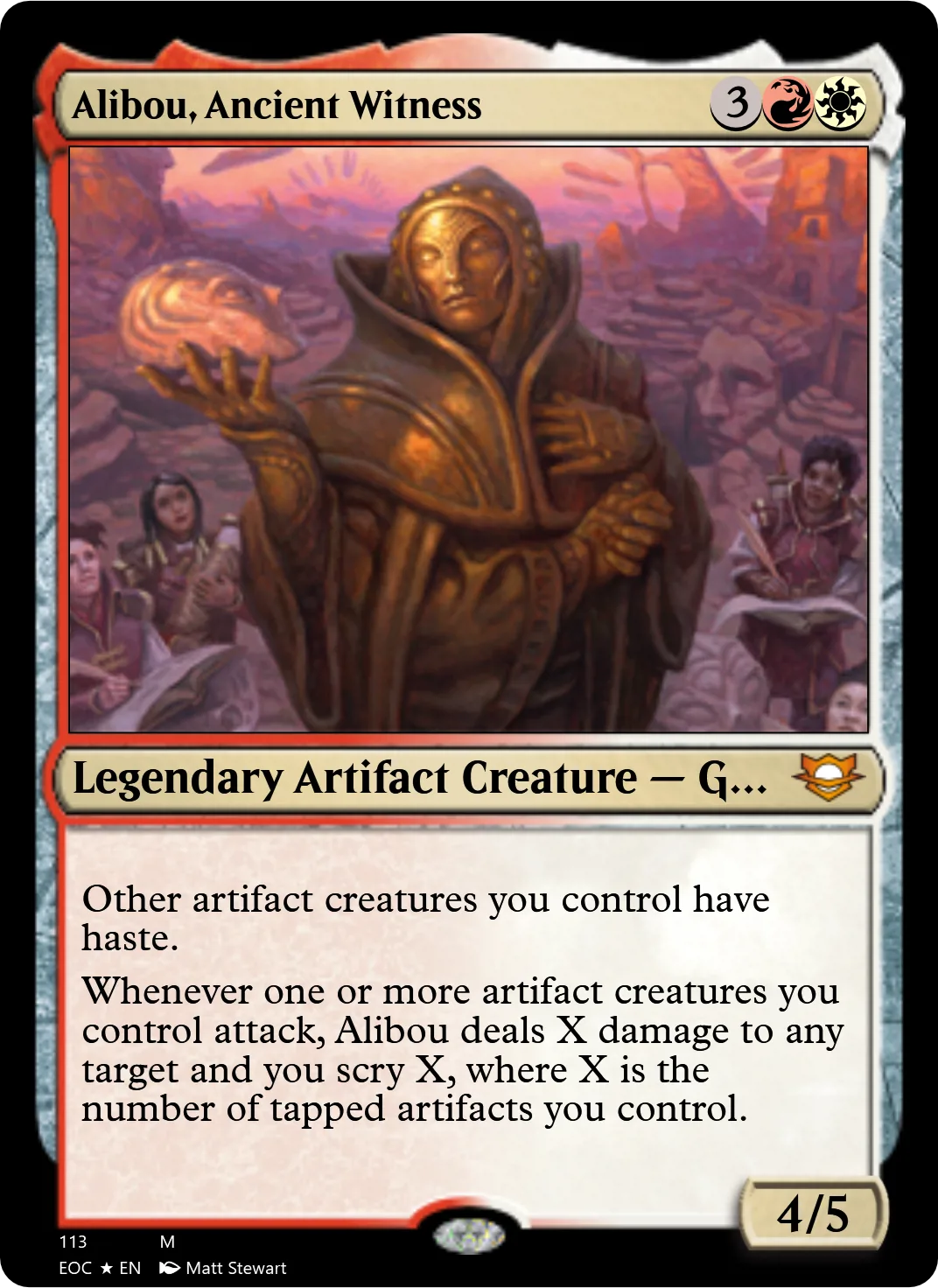 Alibou, Ancient Witness