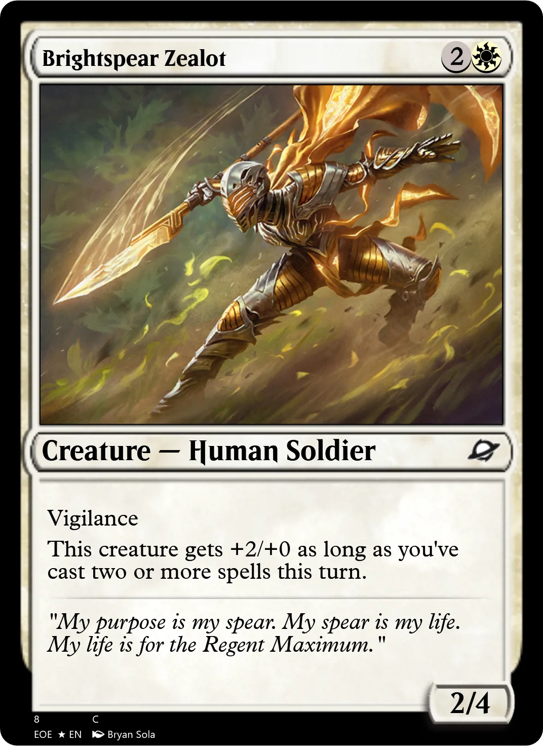 Brightspear Zealot
