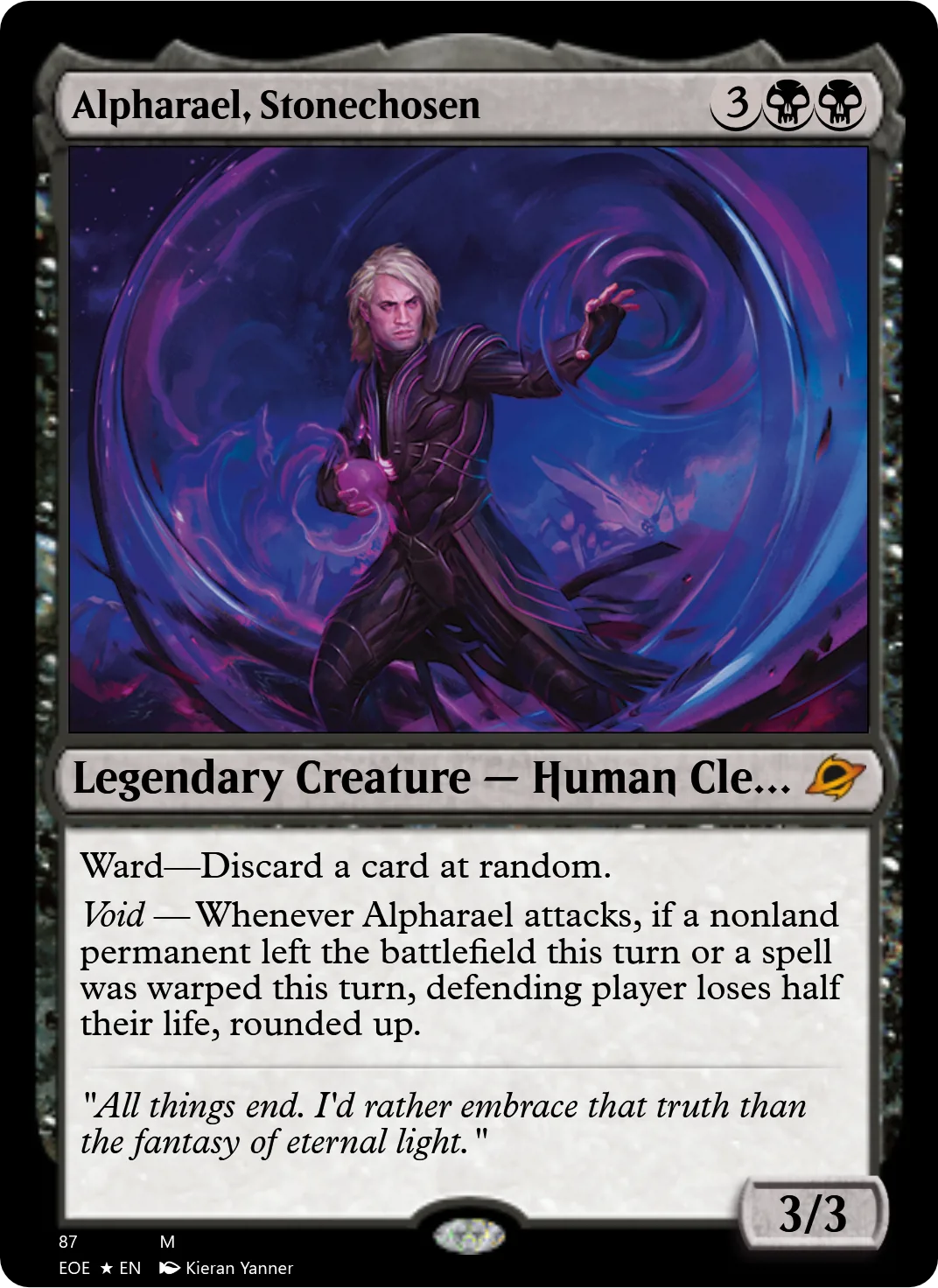 Alpharael, Stonechosen