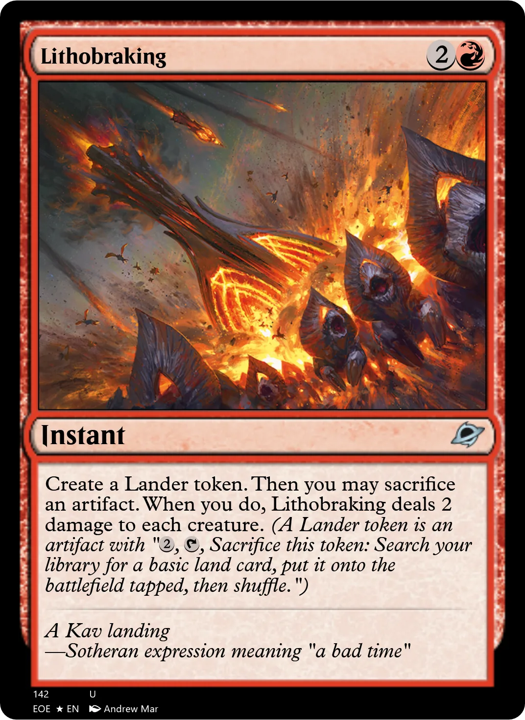 Lithobraking