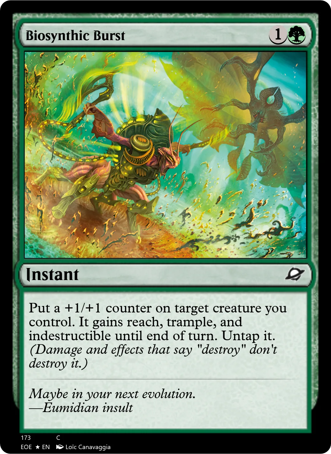 Biosynthic Burst