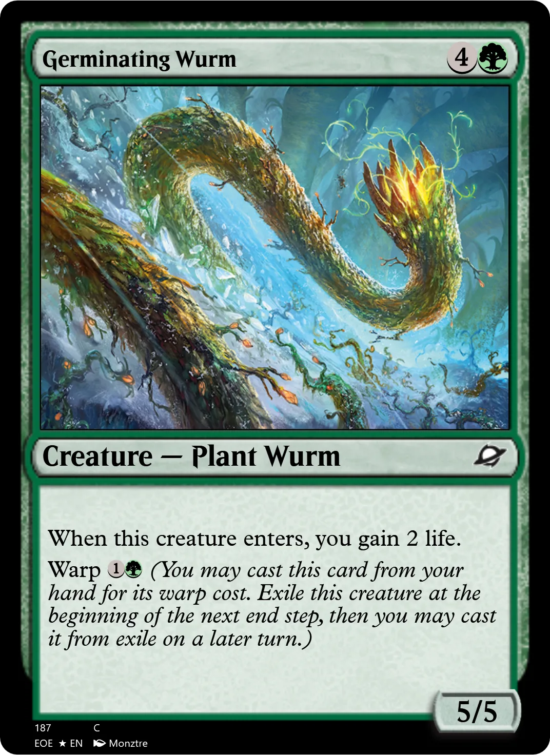Germinating Wurm