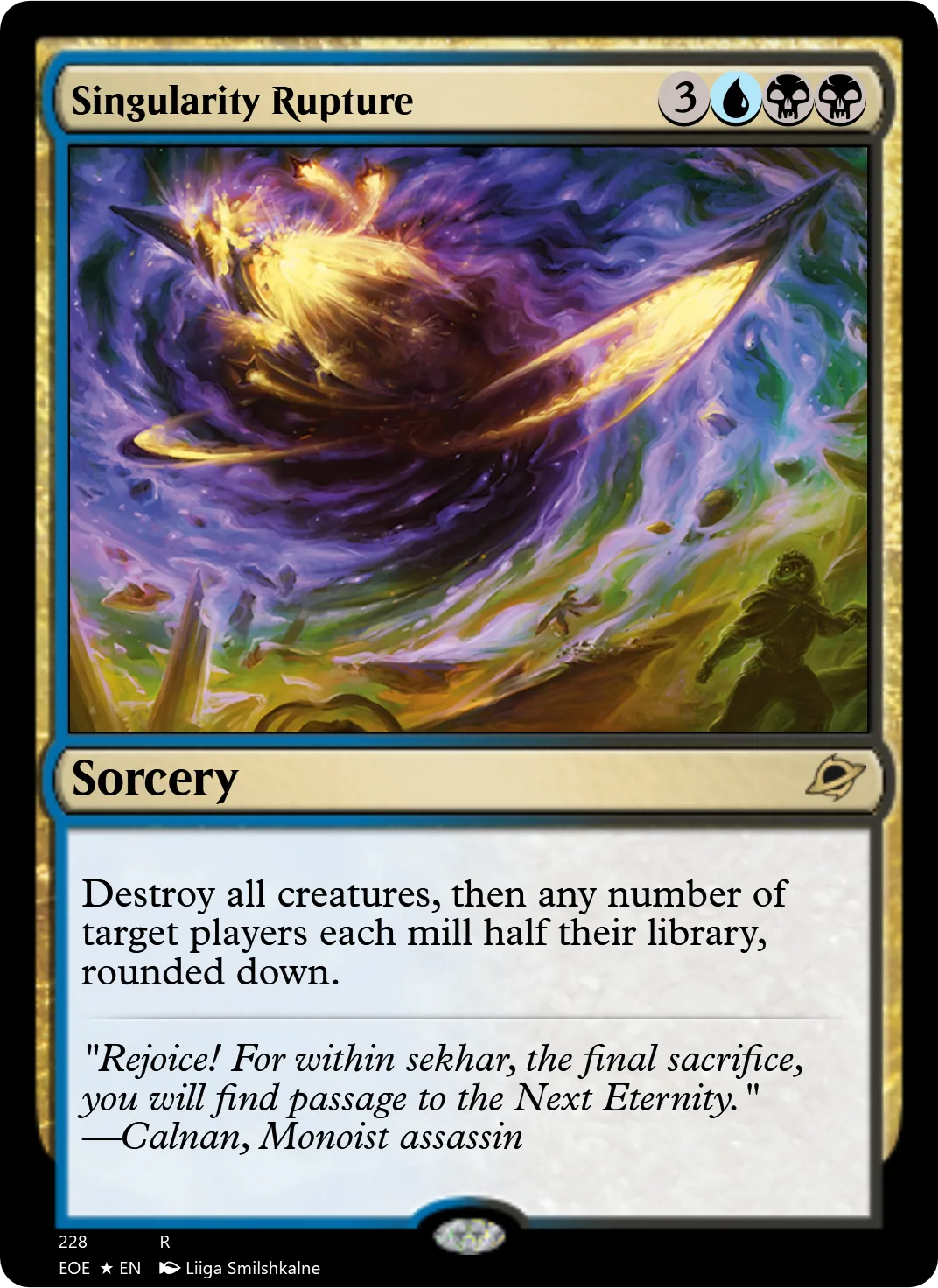 Singularity Rupture
