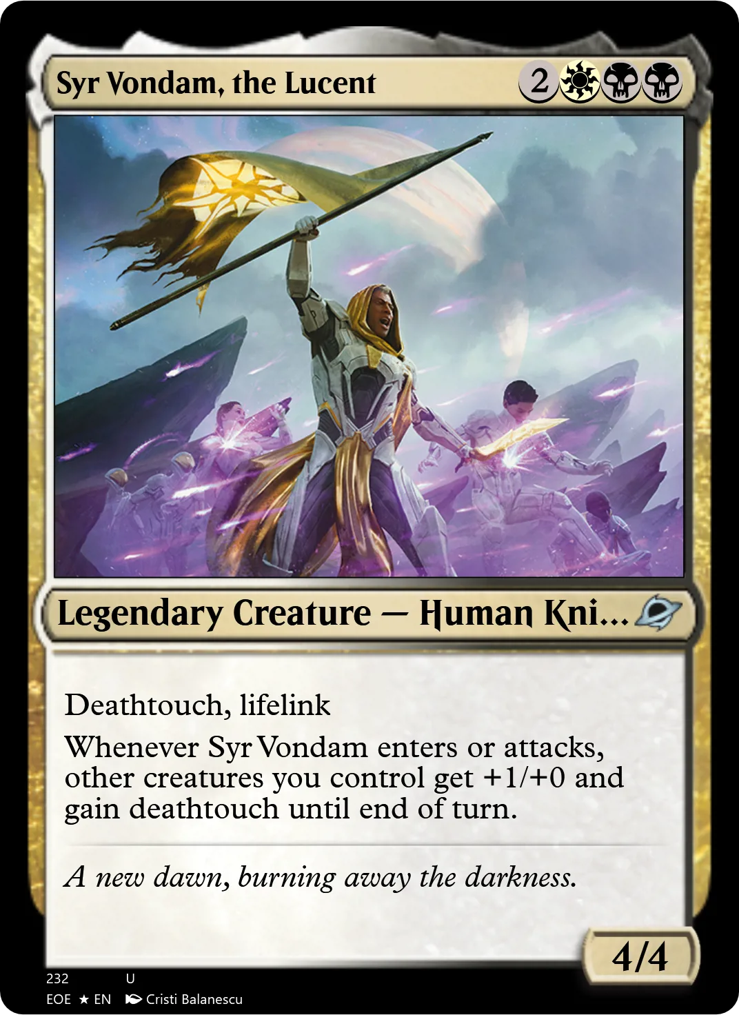 Syr Vondam, the Lucent