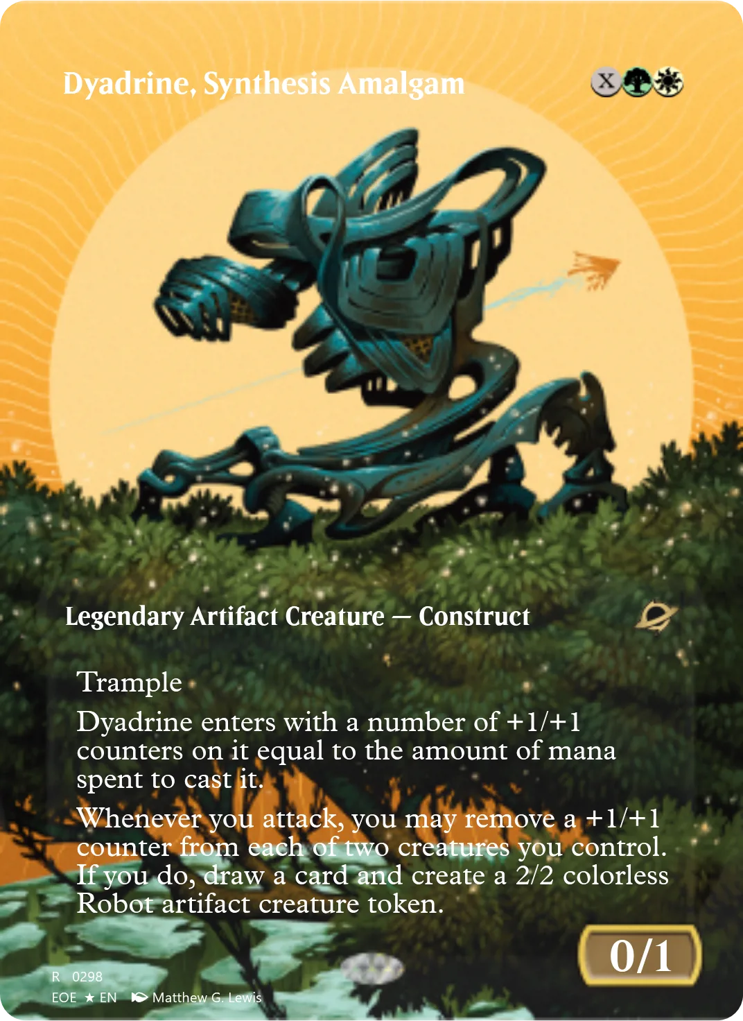 Dyadrine, Synthesis Amalgam