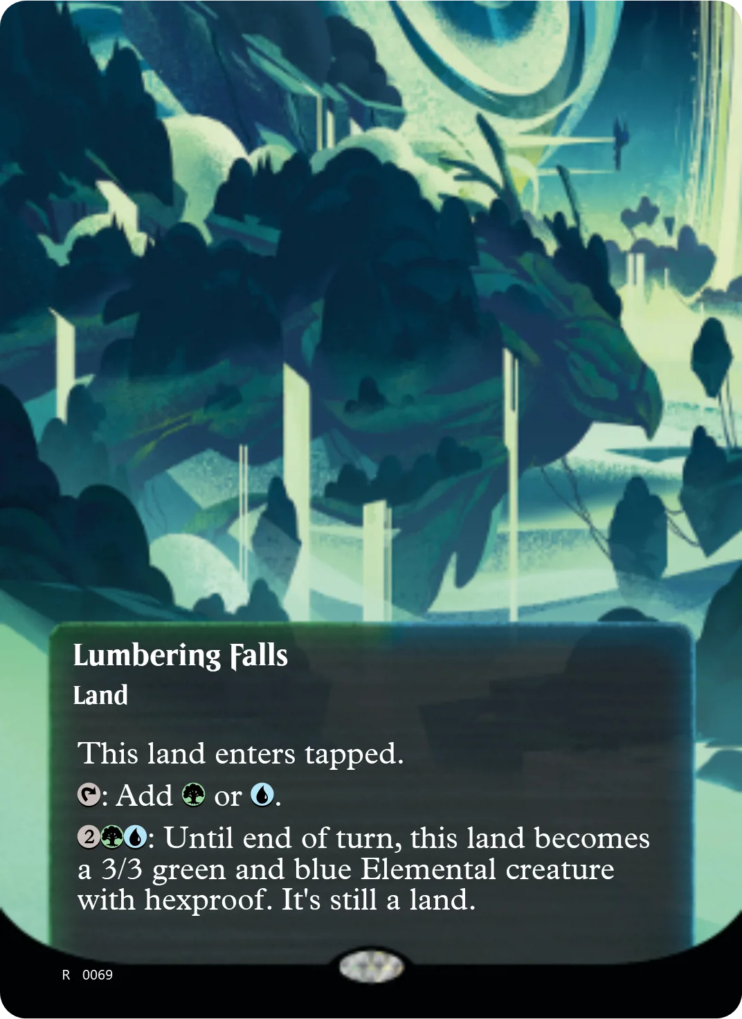 Lumbering Falls