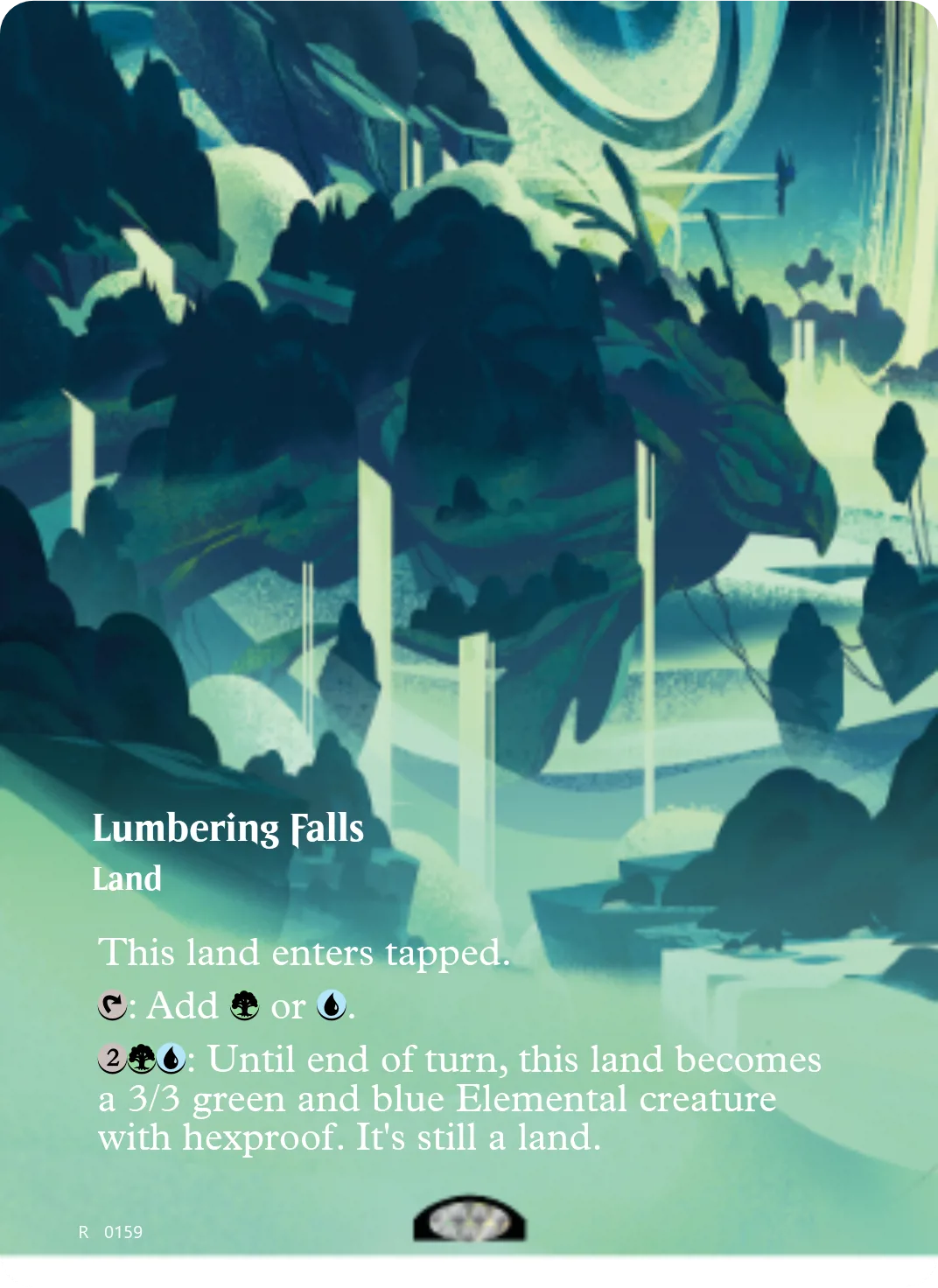Lumbering Falls