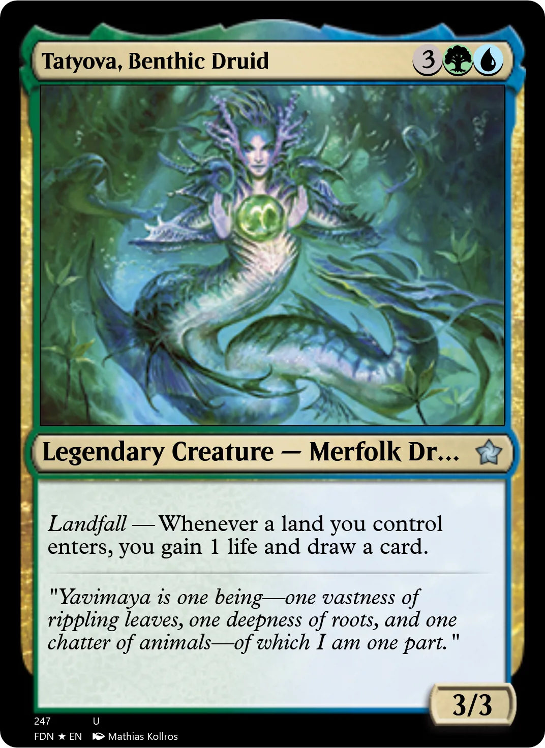 Tatyova, Benthic Druid