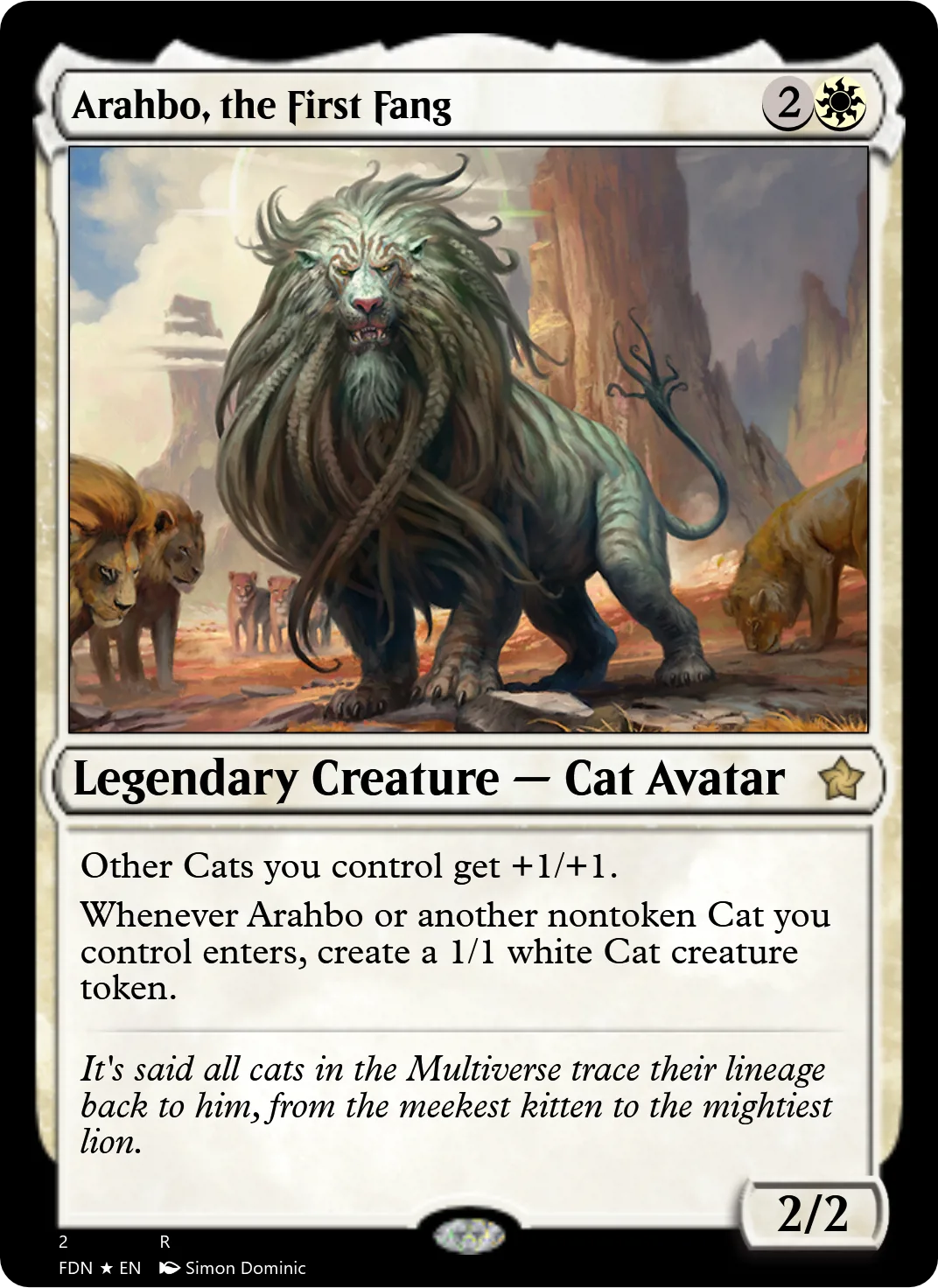 Arahbo, the First Fang