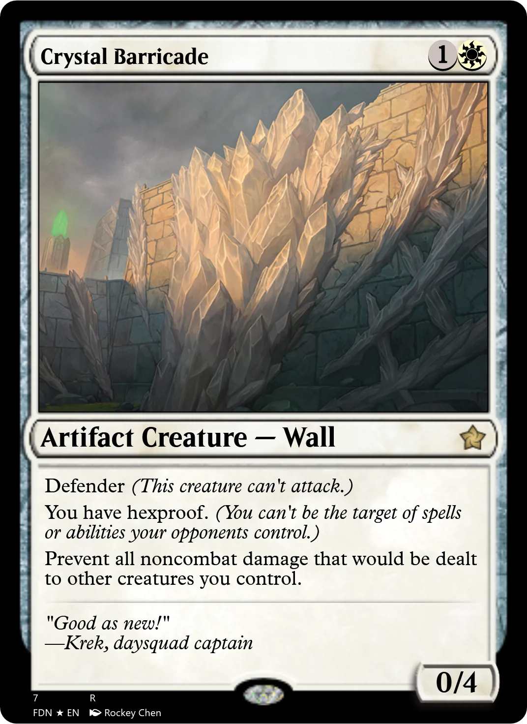 Crystal Barricade