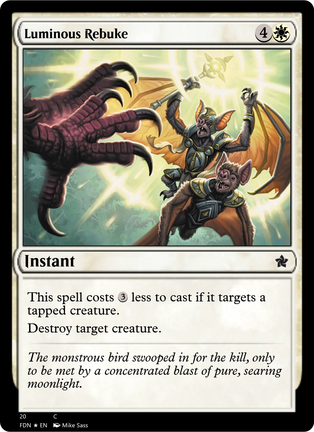 Luminous Rebuke