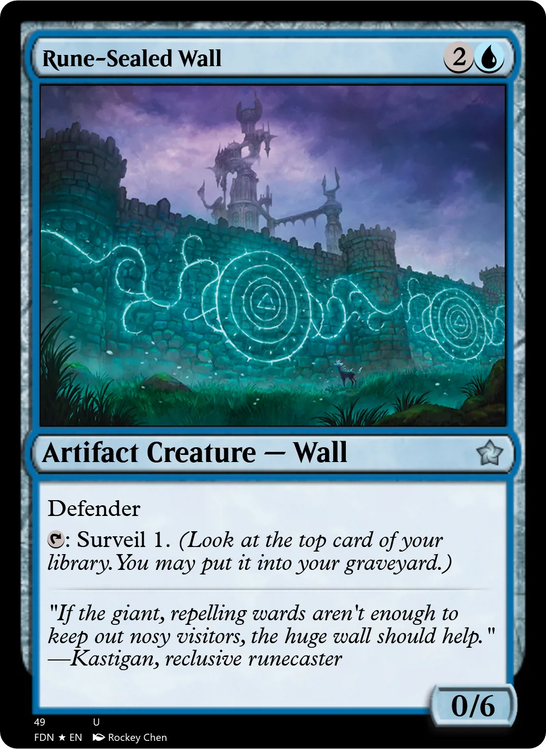 Rune-Sealed Wall