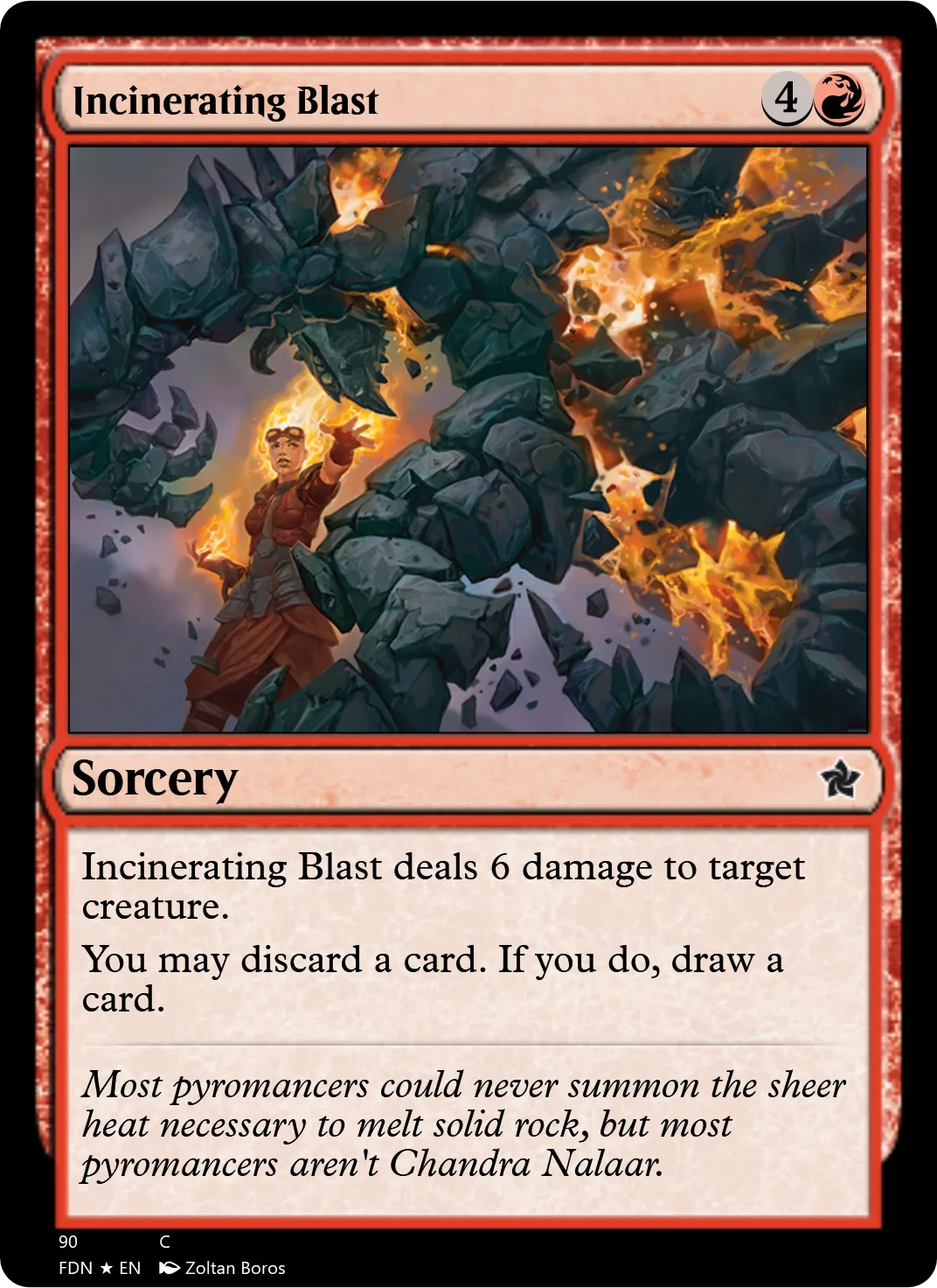 Incinerating Blast