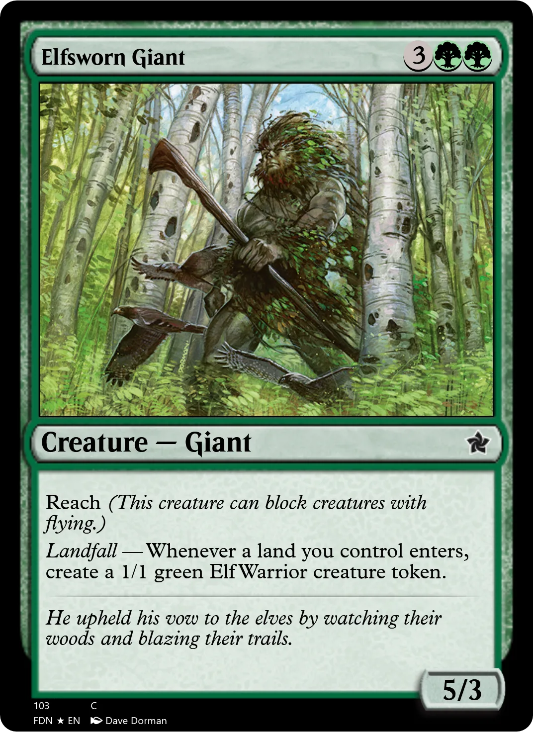 Elfsworn Giant