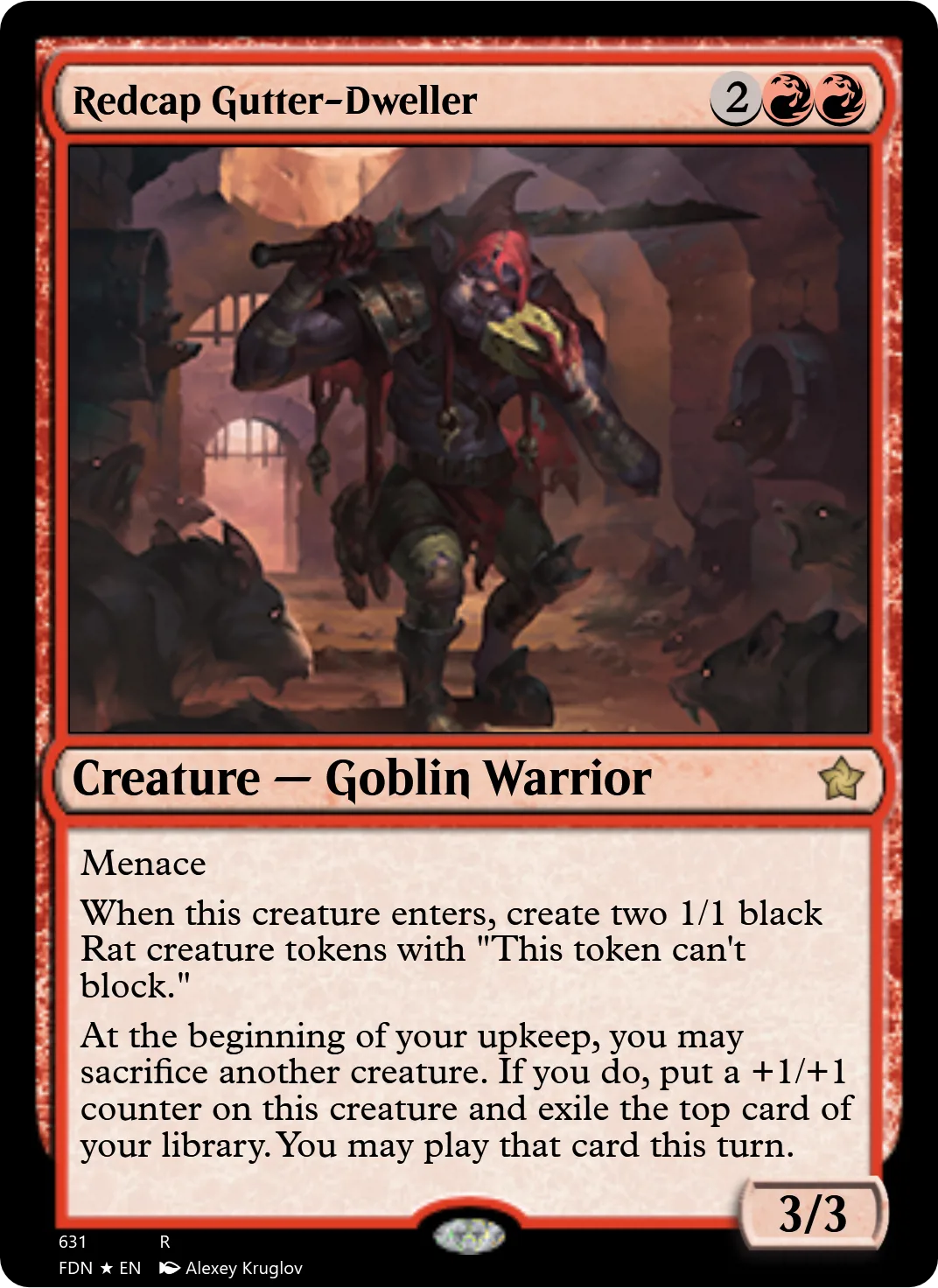 Redcap Gutter-Dweller