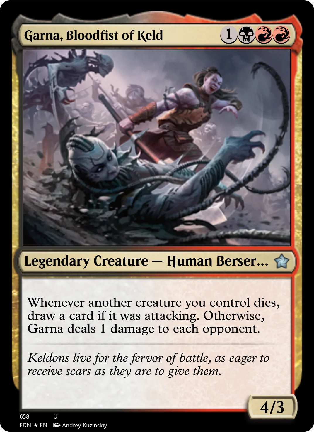 Garna, Bloodfist of Keld