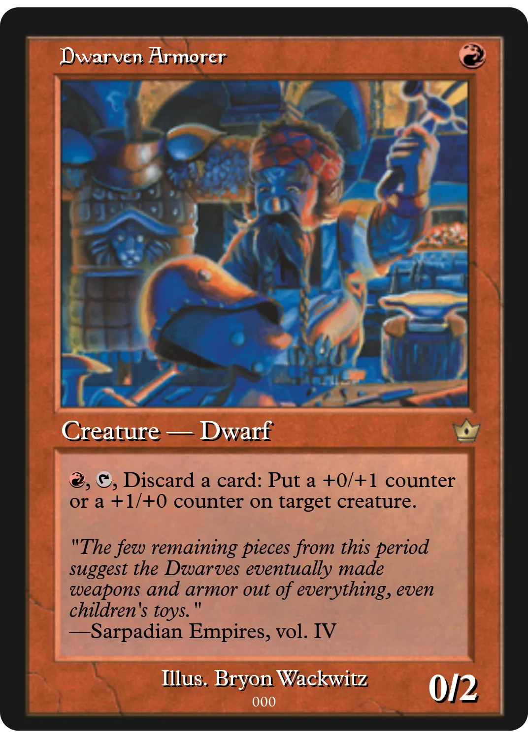 Dwarven Armorer