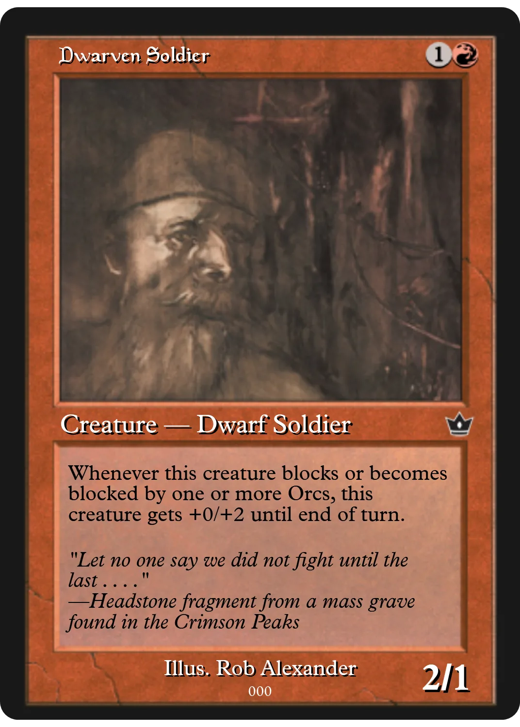 Dwarven Soldier
