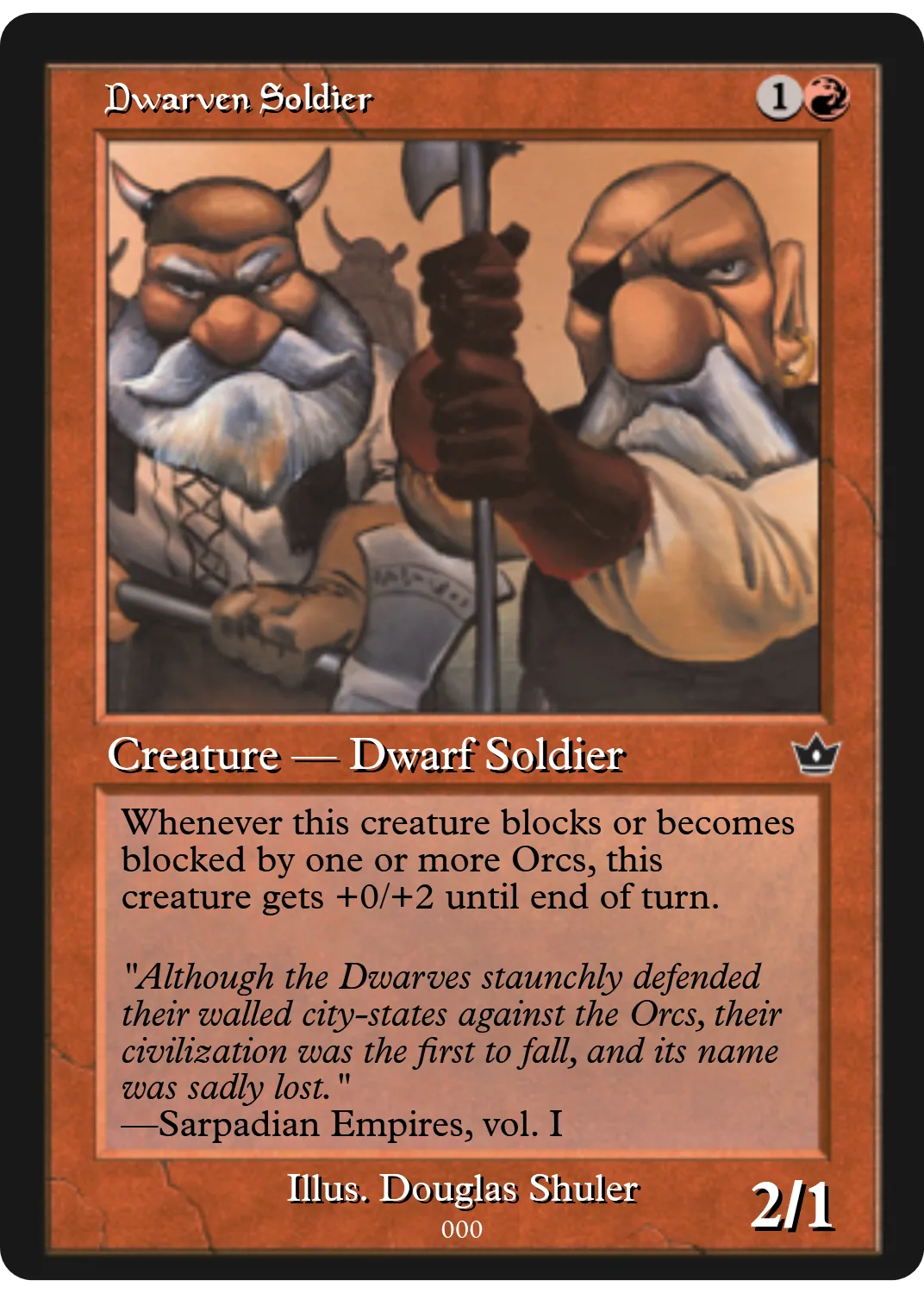 Dwarven Soldier