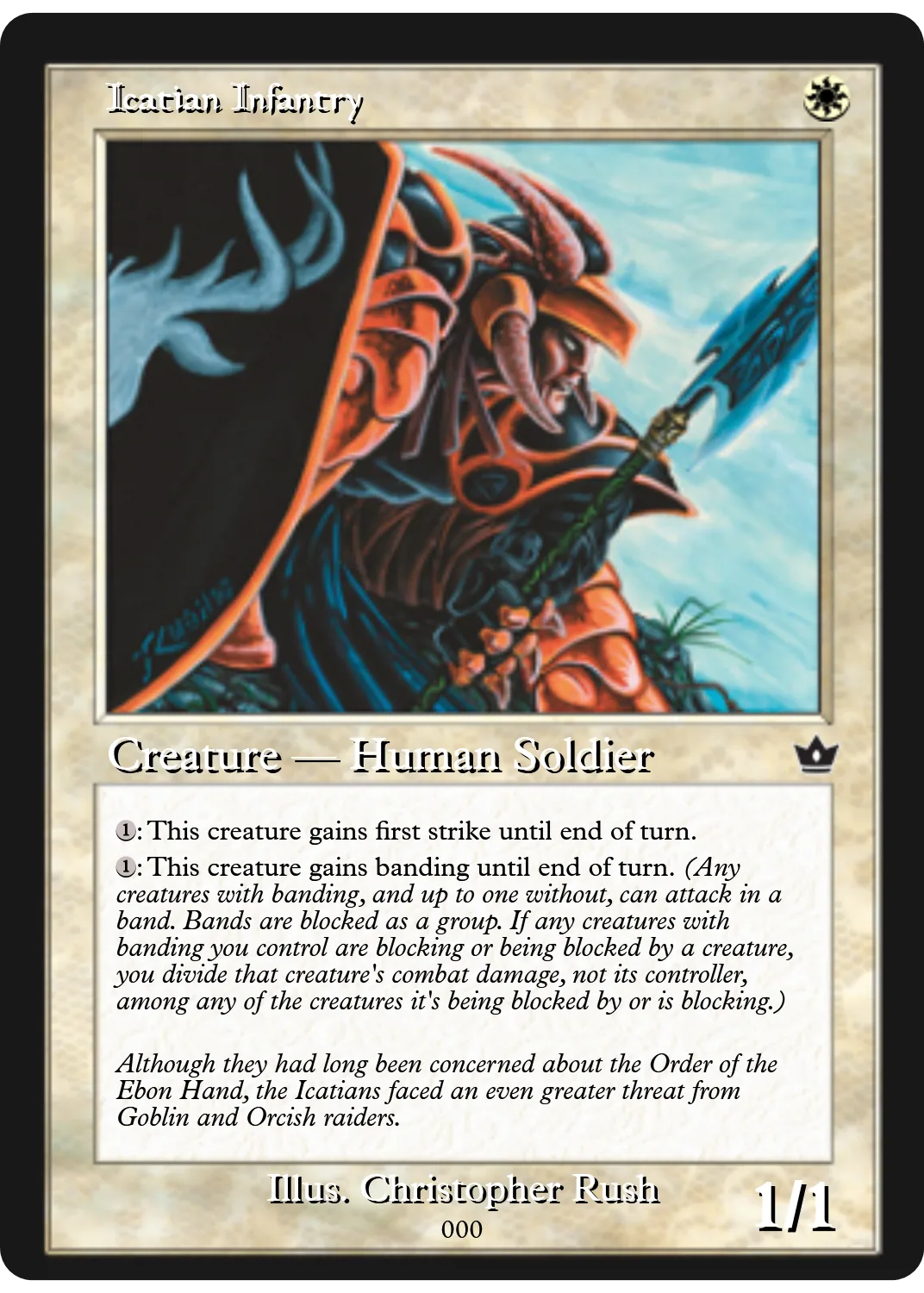 Icatian Infantry