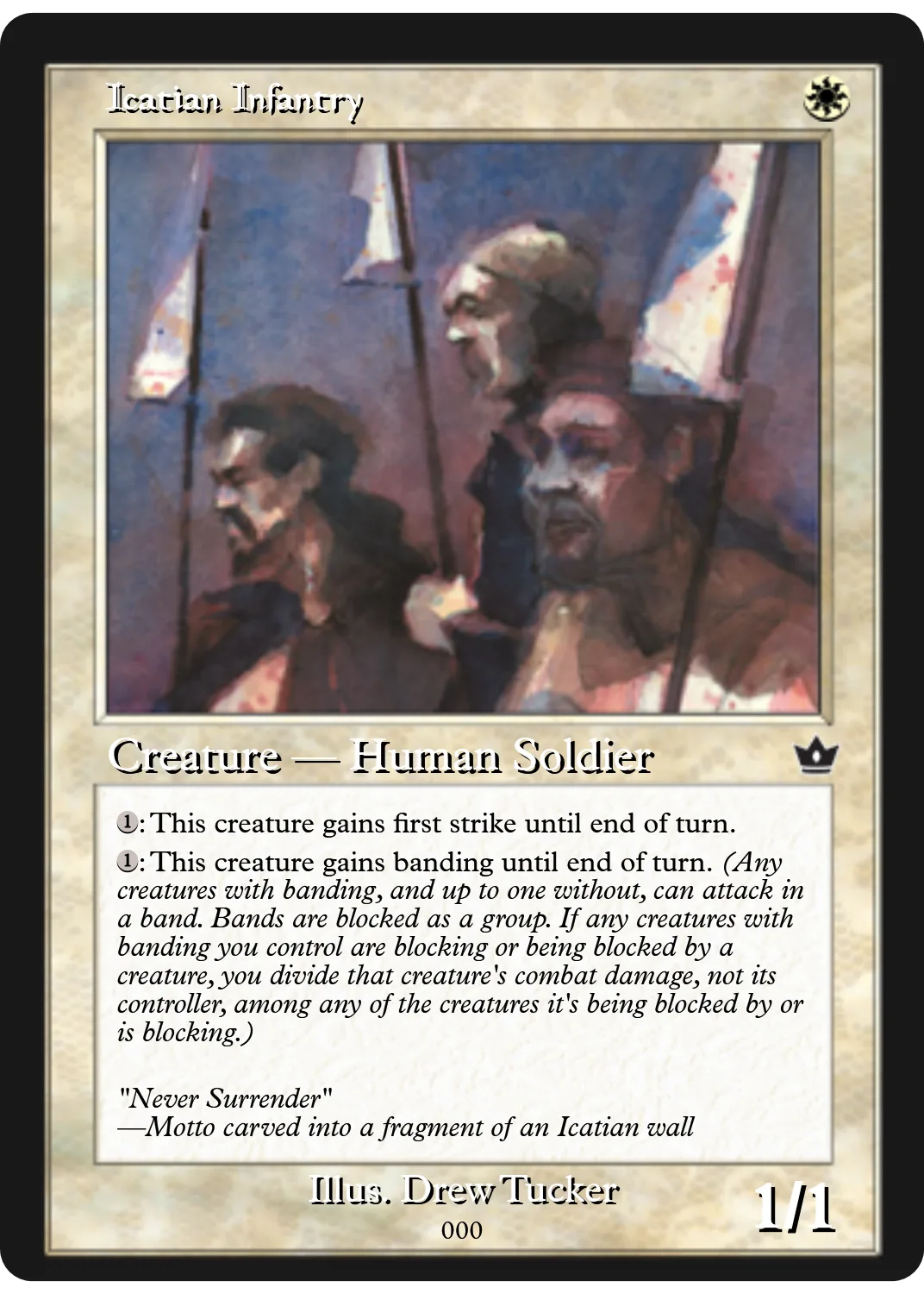Icatian Infantry