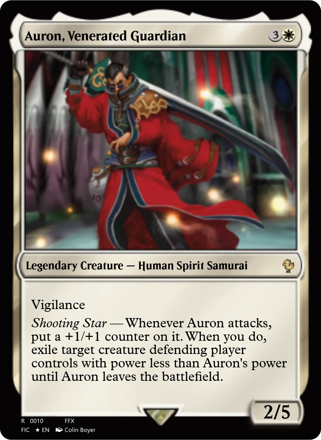 Auron, Venerated Guardian