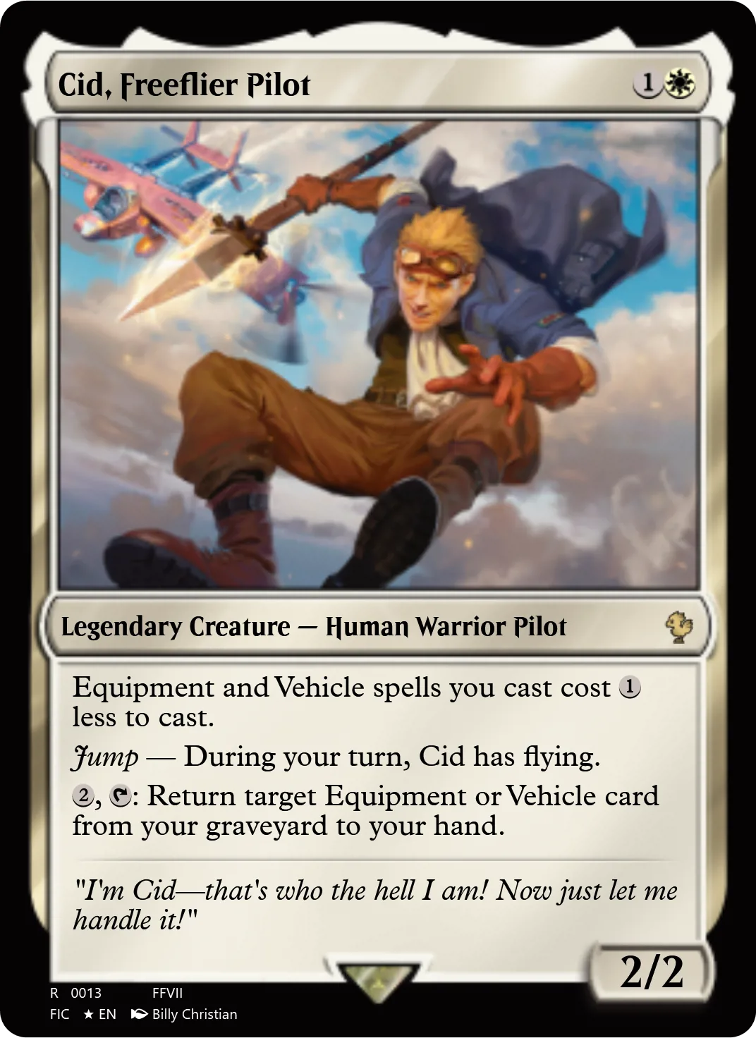 Cid, Freeflier Pilot