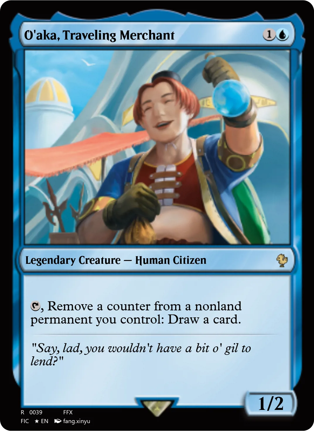 O'aka, Traveling Merchant