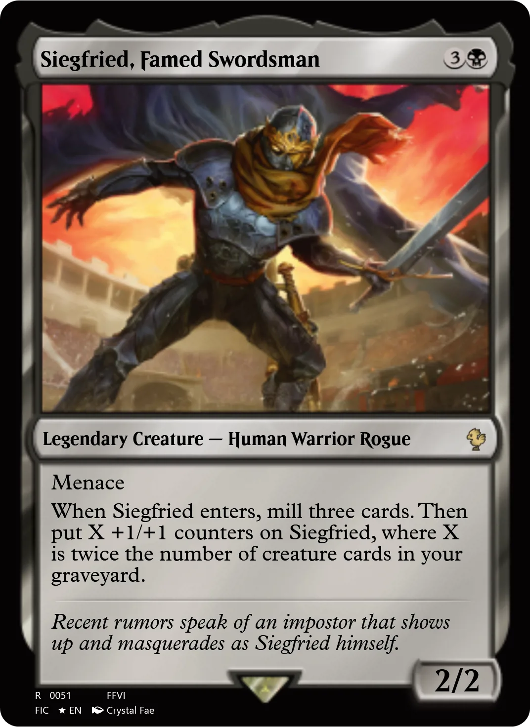 Siegfried, Famed Swordsman