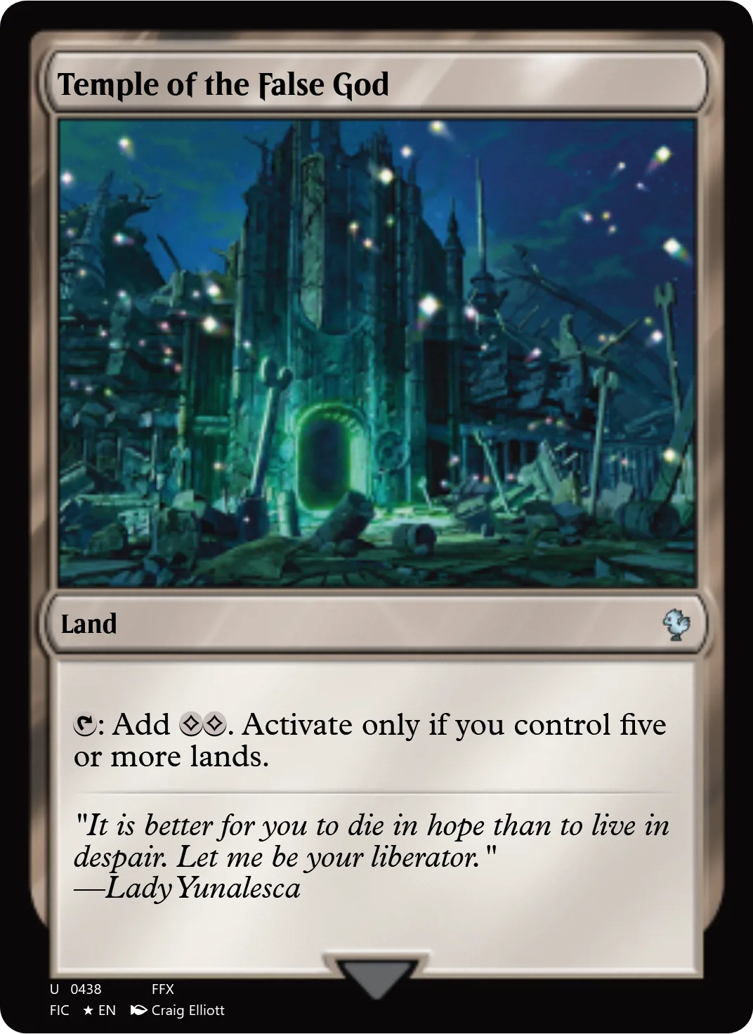 Temple of the False God