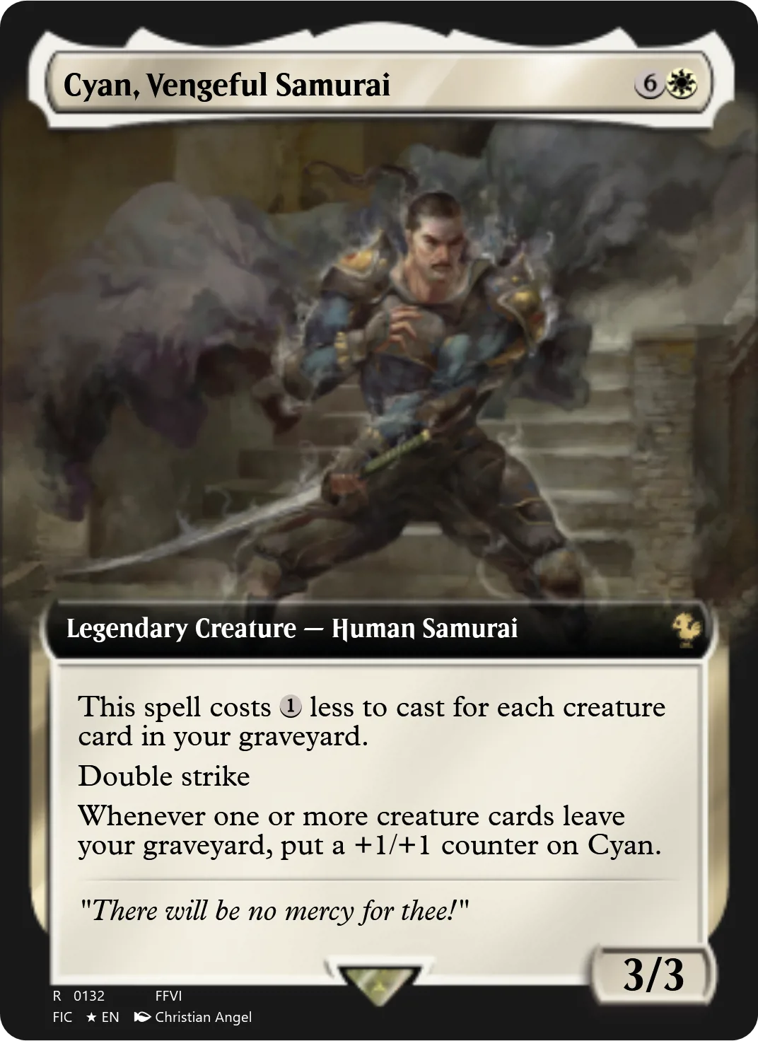 Cyan, Vengeful Samurai