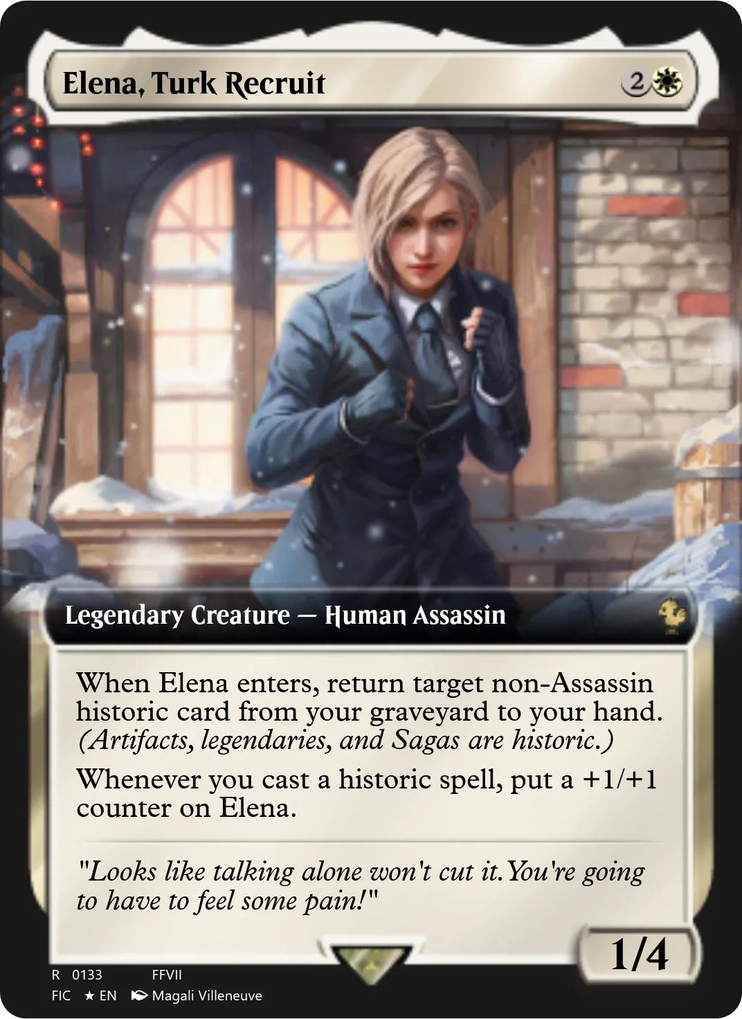 Elena, Turk Recruit