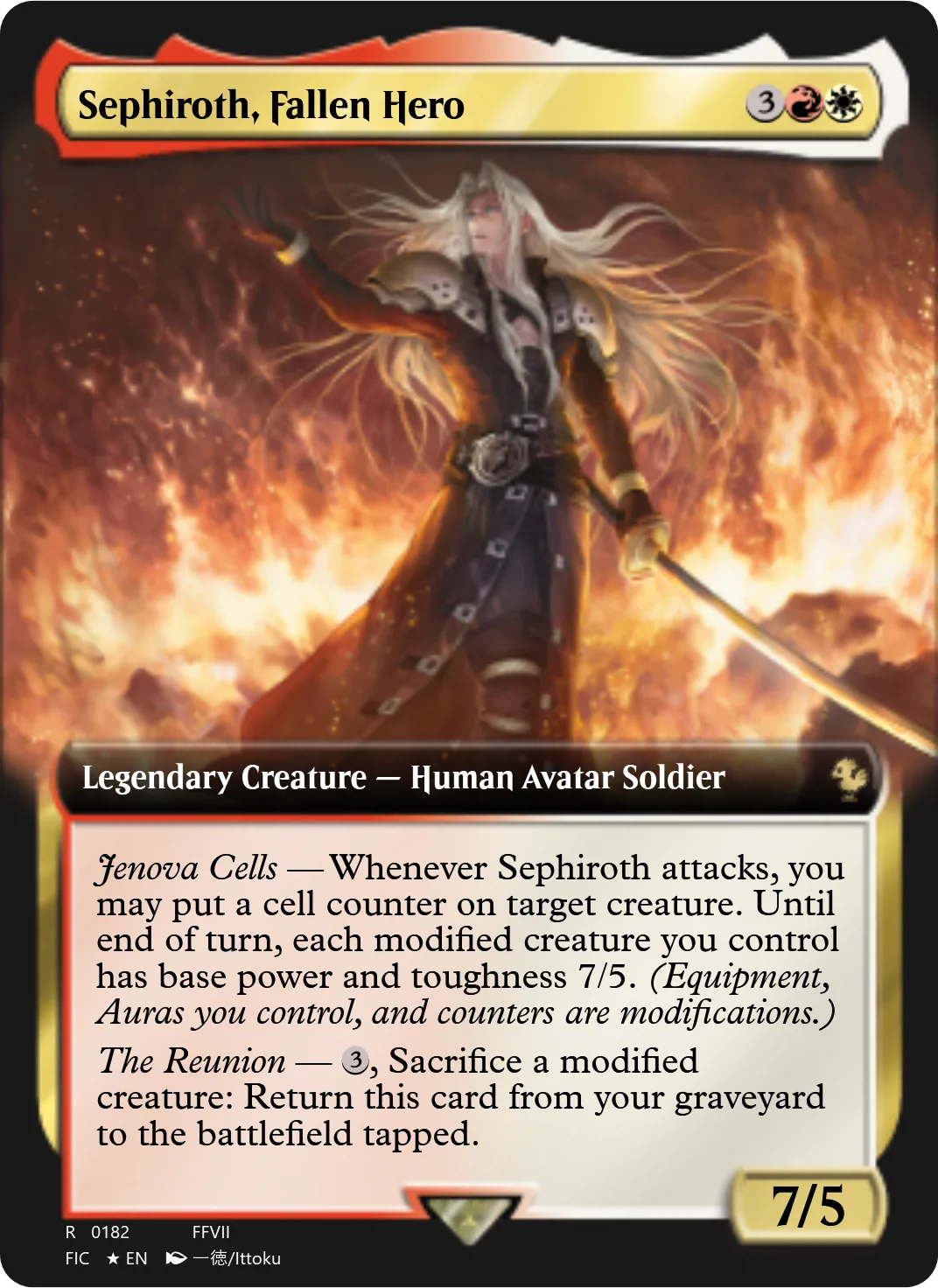 Sephiroth, Fallen Hero