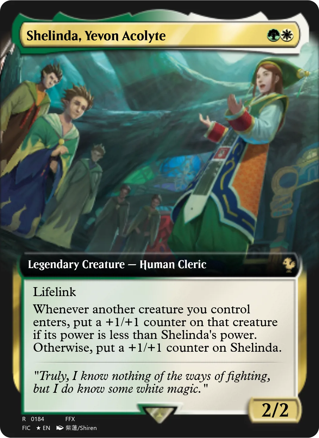 Shelinda, Yevon Acolyte