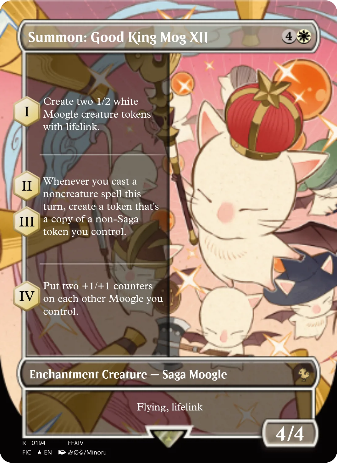 Summon: Good King Mog XII