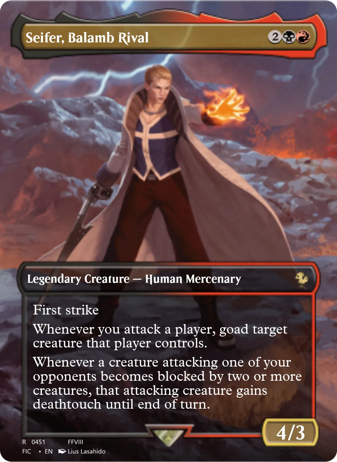 Seifer, Balamb Rival