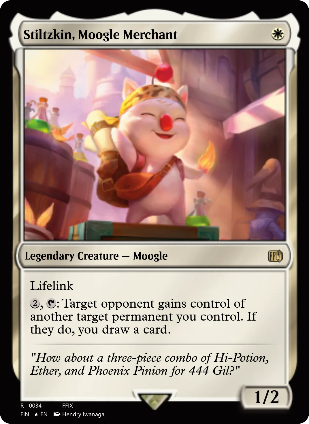 Stiltzkin, Moogle Merchant