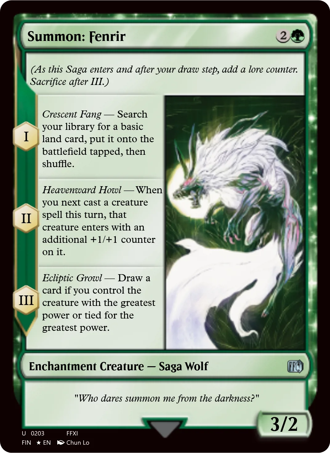 Summon: Fenrir