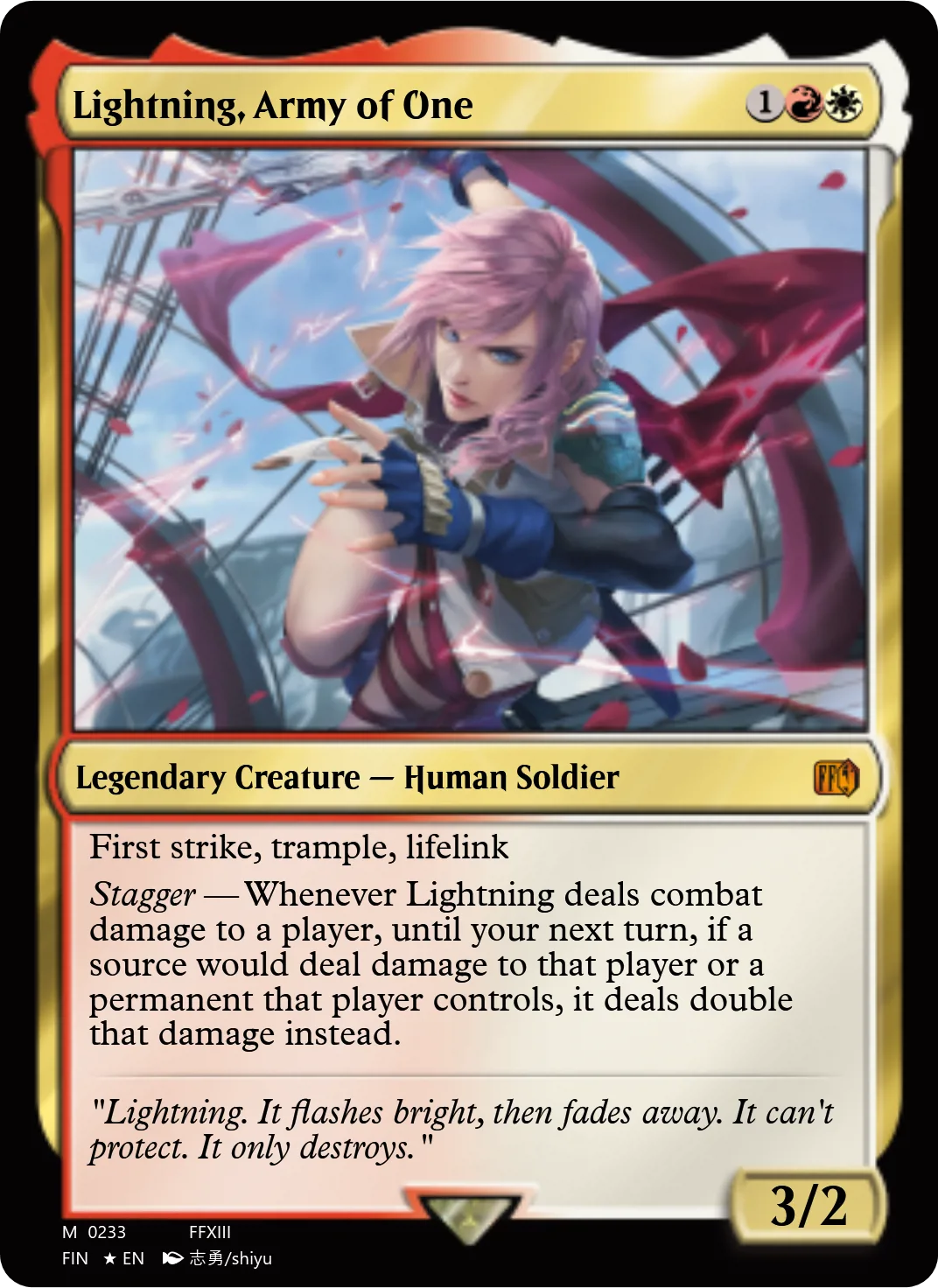 Lightning, Army of One
