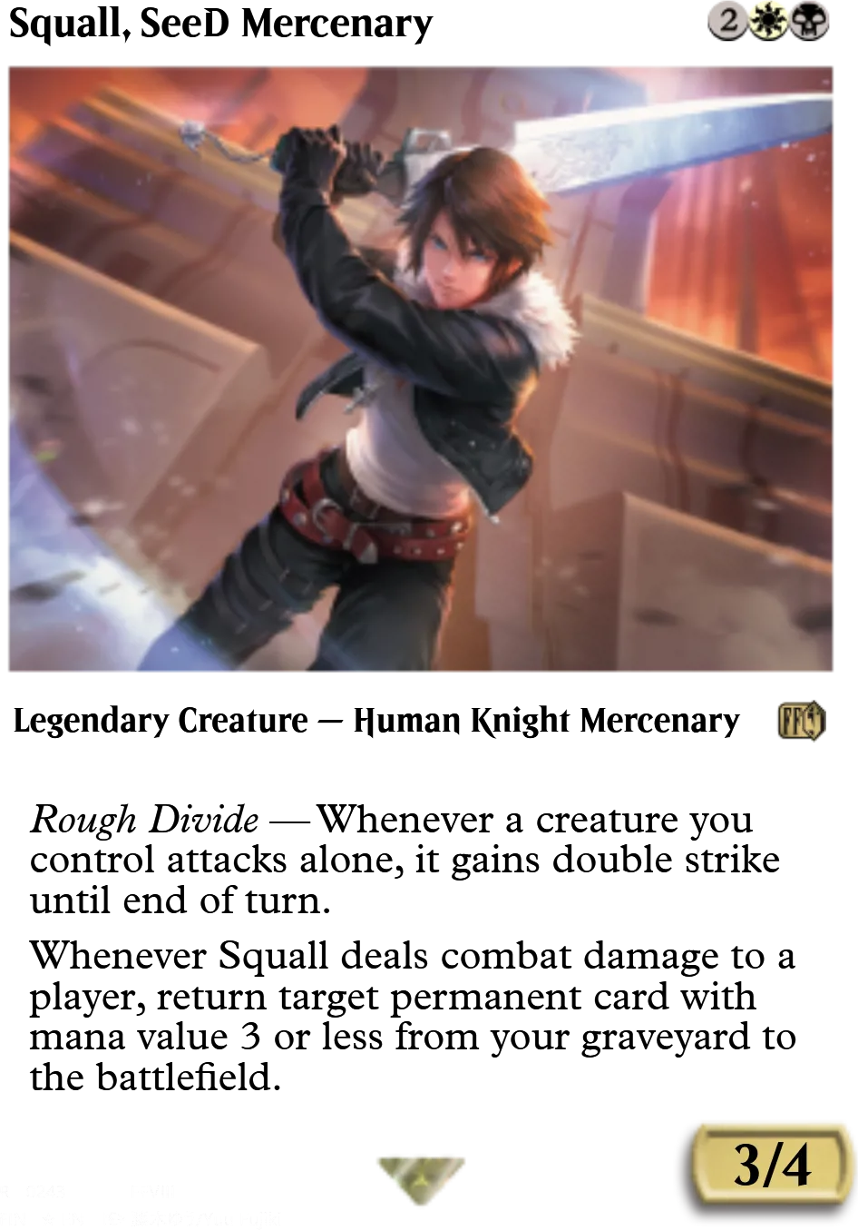 Squall, SeeD Mercenary