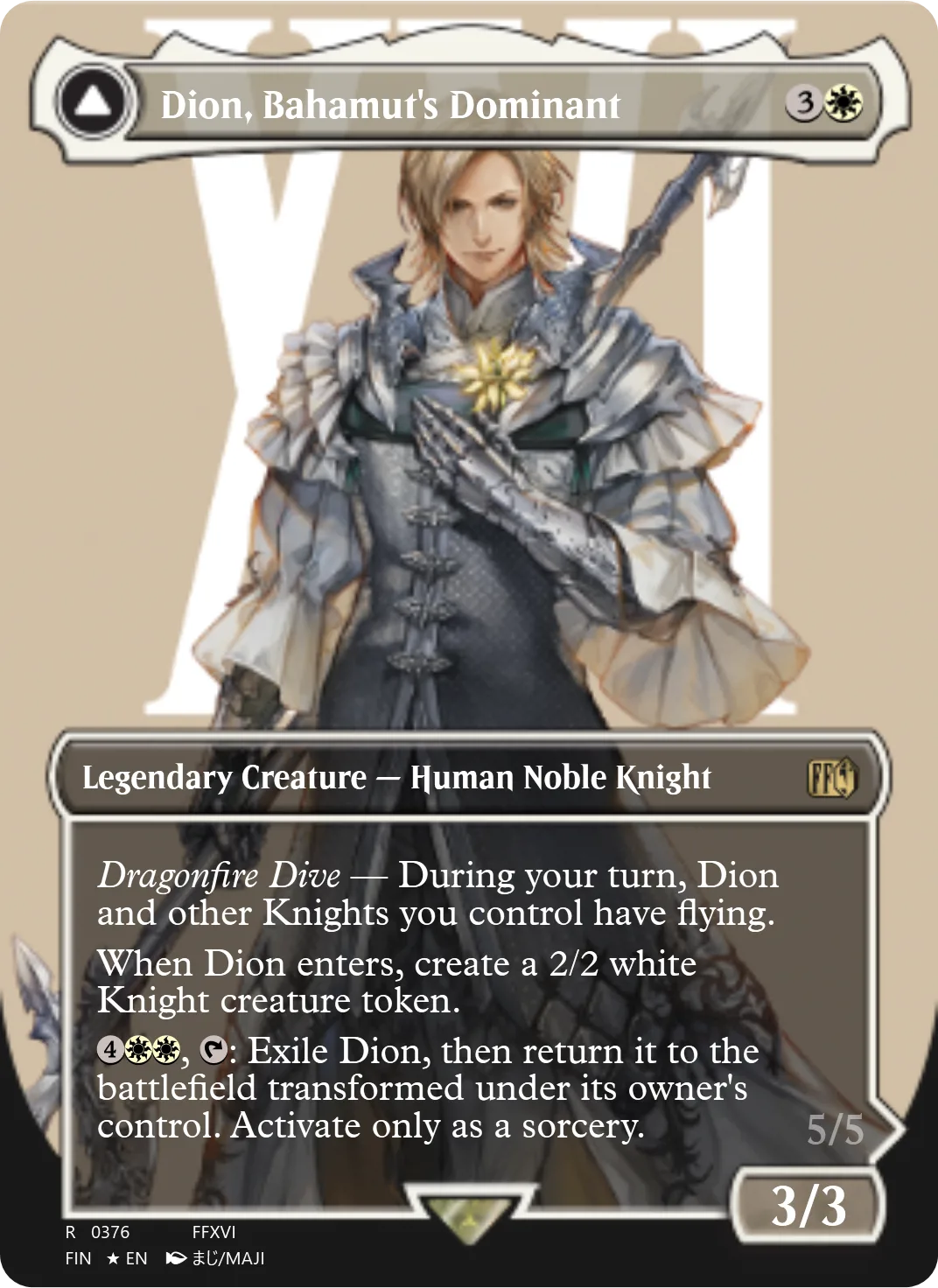 Dion, Bahamut's Dominant