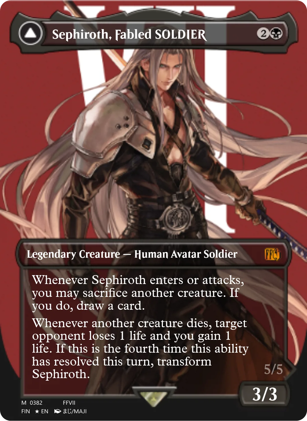 Sephiroth, Fabled SOLDIER