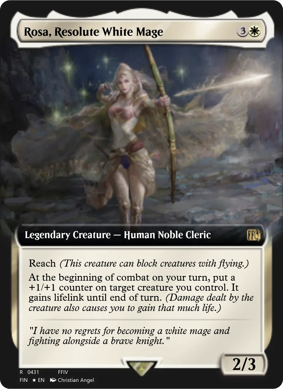 Rosa, Resolute White Mage