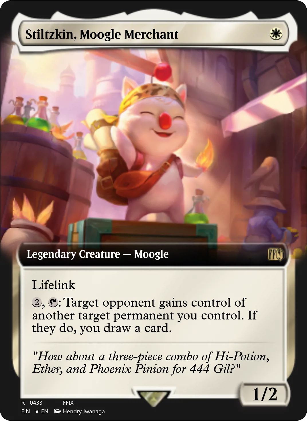 Stiltzkin, Moogle Merchant