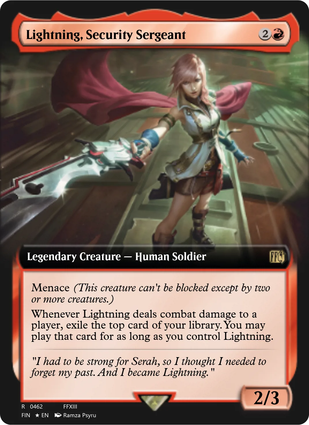 Lightning, Security Sergeant