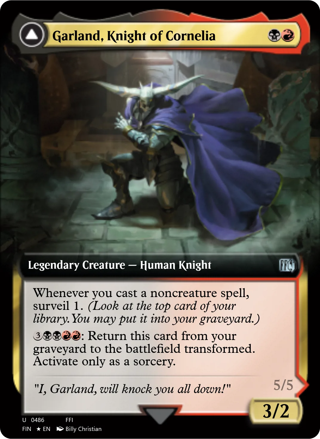 Garland, Knight of Cornelia