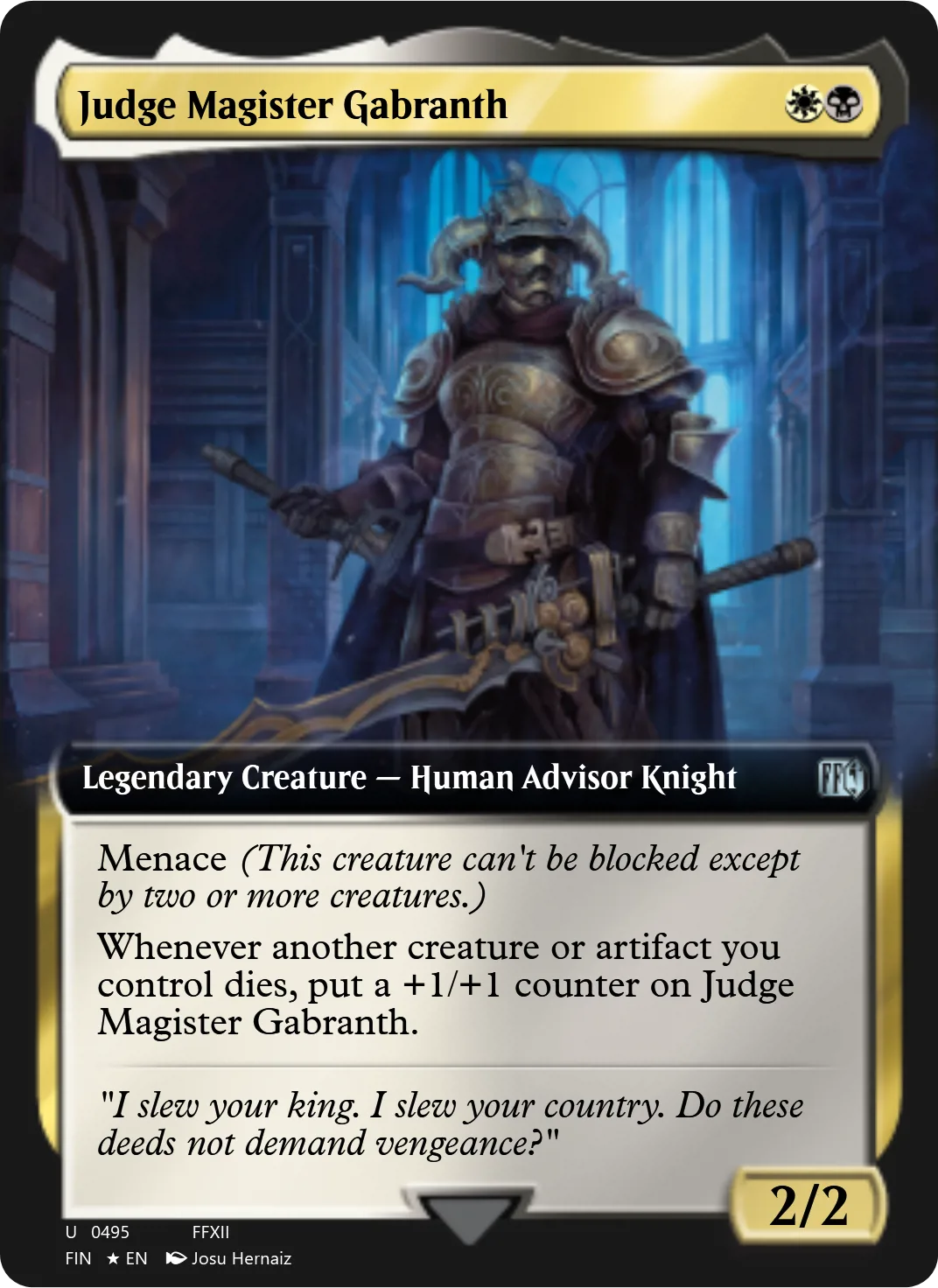 Judge Magister Gabranth